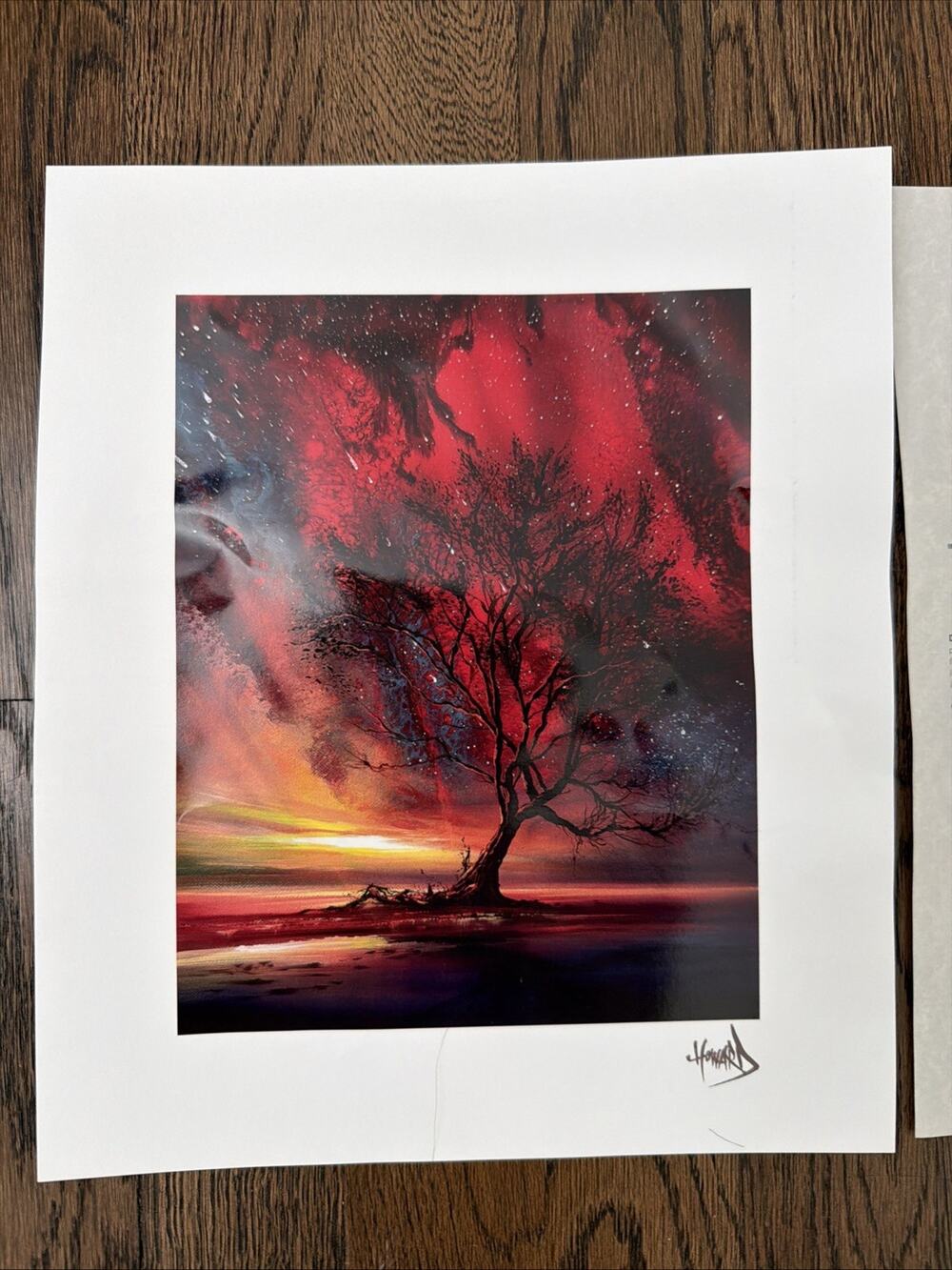 Ashton Howard Awakening 2024 Lithograph Print - 11.25”x9” COA - Defects